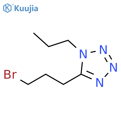 1H-Tetrazole, 5-(3-bromopropyl)-1-propyl- structure