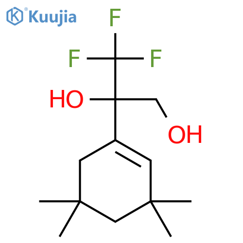 3,3,3-Trifluoro-2-(3,3,5,5-tetramethylcyclohex-1-en-1-yl)propane-1,2-diol structure