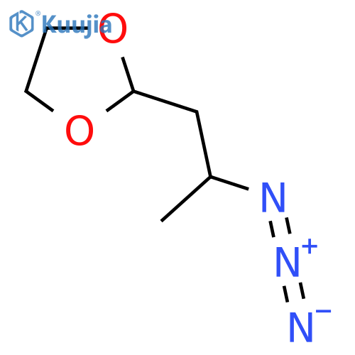 2-(2-Azidopropyl)-1,3-dioxolane structure