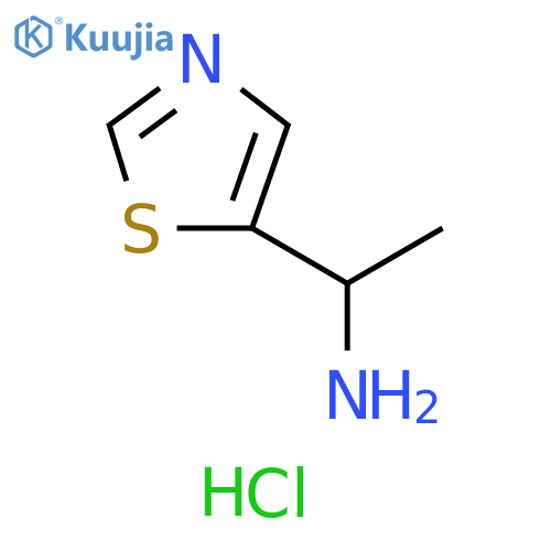 1-(1,3-thiazol-5-yl)ethan-1-amine dihydrochloride structure
