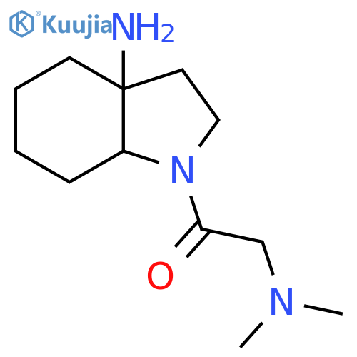 1-(3a-amino-octahydro-1H-indol-1-yl)-2-(dimethylamino)ethan-1-one structure