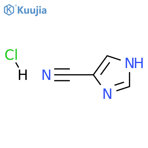 1H-imidazole-4-carbonitrile hydrochloride structure