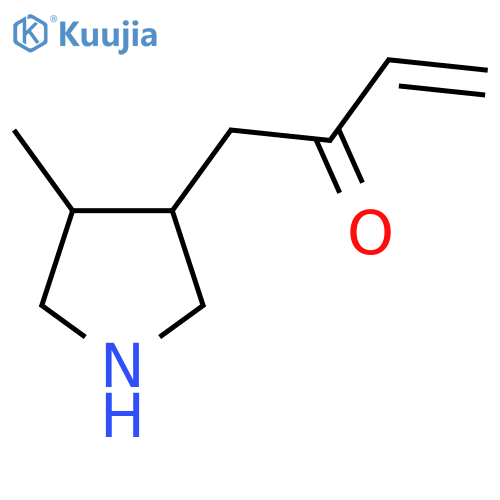 1-(4-Methylpyrrolidin-3-yl)but-3-en-2-one structure