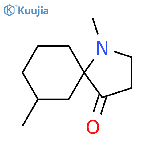 1-Azaspiro[4.5]decan-4-one, 1,7-dimethyl- structure