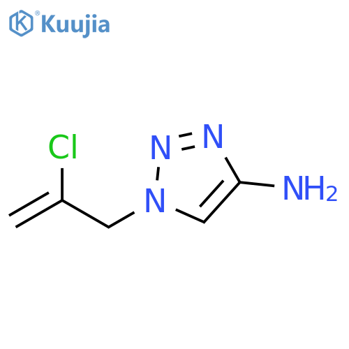 1H-1,2,3-Triazol-4-amine, 1-(2-chloro-2-propen-1-yl)- structure
