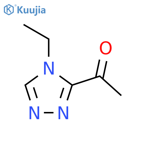 1-(4-ethyl-4H-1,2,4-triazol-3-yl)ethan-1-one structure