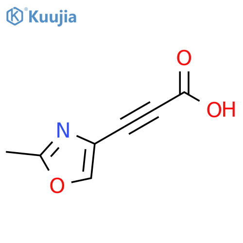 2-Propynoic acid, 3-(2-methyl-4-oxazolyl)- structure