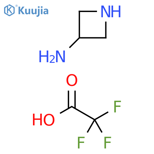 azetidin-3-amine, bis(trifluoroacetic acid) structure