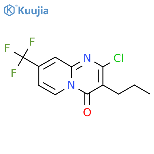 2-chloro-3-propyl-8-(trifluoromethyl)-4H-pyrido1,2-apyrimidin-4-one structure
