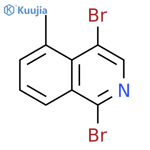 Isoquinoline, 1,4-dibromo-5-methyl- structure