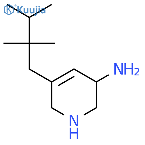5-(2,2,3-Trimethylbutyl)-1,2,3,6-tetrahydropyridin-3-amine structure