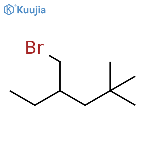 Hexane, 4-(bromomethyl)-2,2-dimethyl- structure
