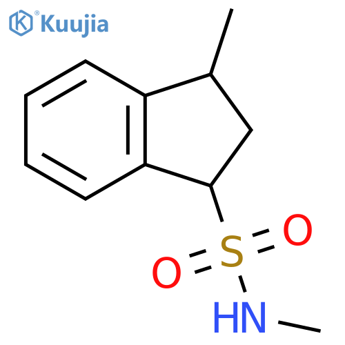 1H-Indene-1-sulfonamide, 2,3-dihydro-N,3-dimethyl- structure