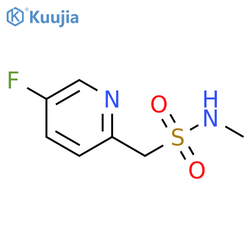 2-Pyridinemethanesulfonamide, 5-fluoro-N-methyl- structure