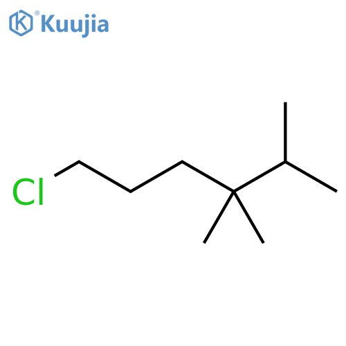 Hexane, 1-chloro-4,4,5-trimethyl- structure