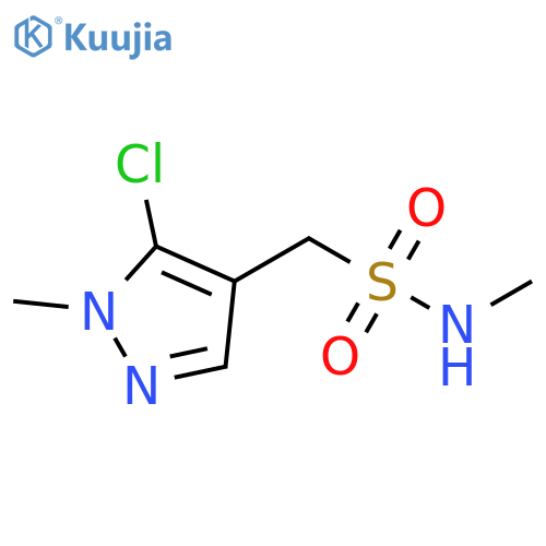 1H-Pyrazole-4-methanesulfonamide, 5-chloro-N,1-dimethyl- structure