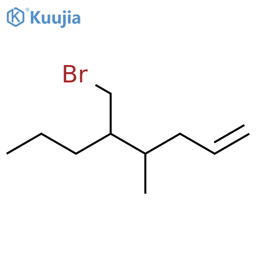 1-Octene, 5-(bromomethyl)-4-methyl- structure