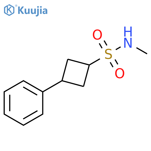 Cyclobutanesulfonamide, N-methyl-3-phenyl- structure