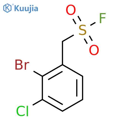 (2-Bromo-3-chlorophenyl)methanesulfonyl fluoride structure