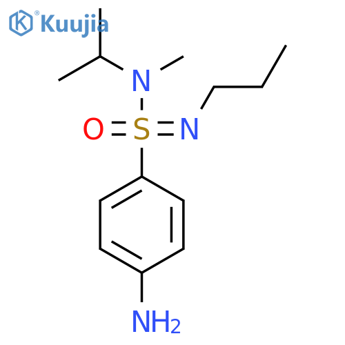 4-[S-[methyl(propan-2-yl)amino]-N-propylsulfonimidoyl]aniline structure