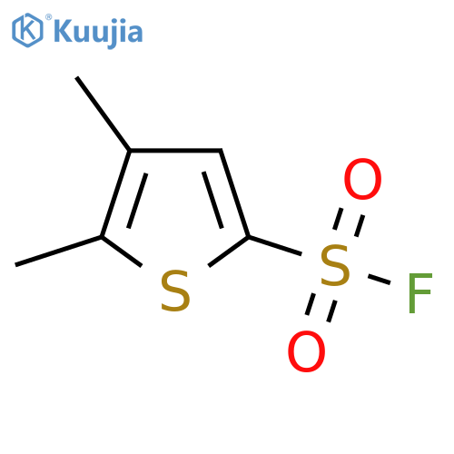 4,5-Dimethylthiophene-2-sulfonyl fluoride structure