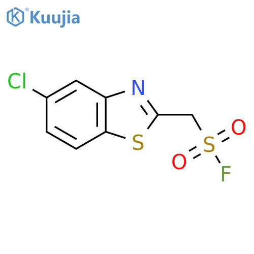 (5-Chloro-1,3-benzothiazol-2-yl)methanesulfonyl fluoride structure