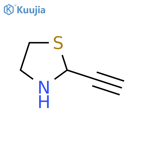 Thiazolidine, 2-ethynyl- structure