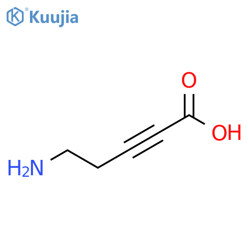5-aminopent-2-ynoic acid structure