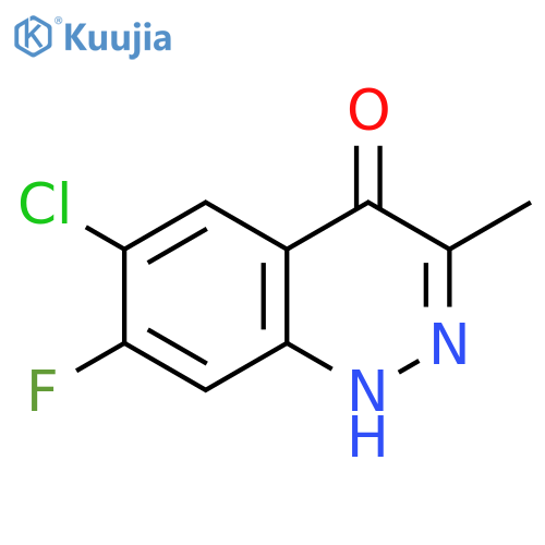 4(1H)-Cinnolinone, 6-chloro-7-fluoro-3-methyl- structure