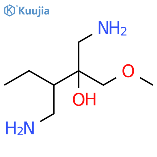 2-Pentanol, 1-amino-3-(aminomethyl)-2-(methoxymethyl)- structure