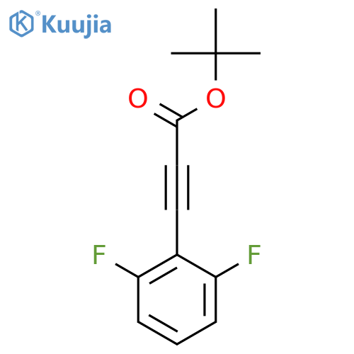 Tert-butyl 3-(2,6-difluorophenyl)prop-2-ynoate structure