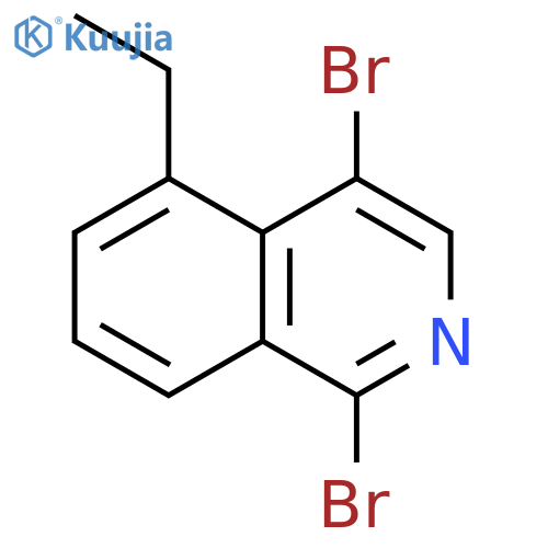 Isoquinoline, 1,4-dibromo-5-ethyl- structure