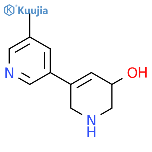 5-(5-Methylpyridin-3-yl)-1,2,3,6-tetrahydropyridin-3-ol structure