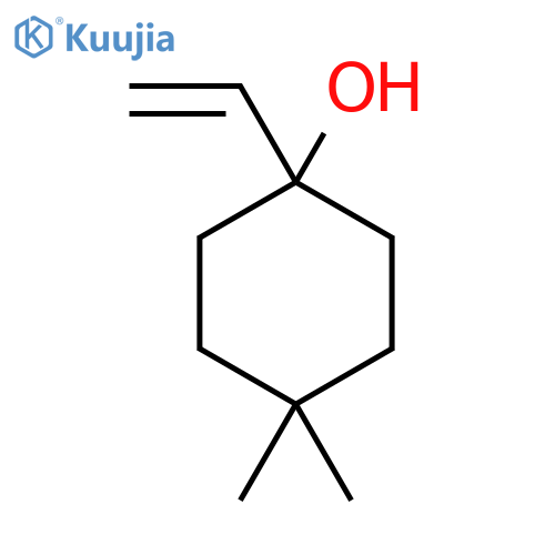 4,4-diMethyl-1-vinylcyclohexanol structure