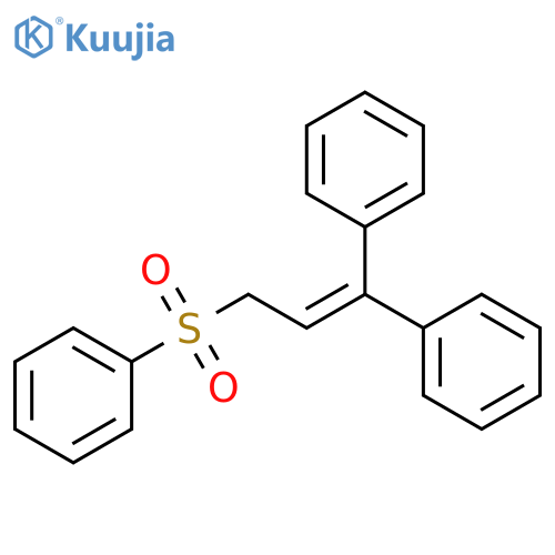 Benzene, 1,1'-[3-(phenylsulfonyl)-1-propenylidene]bis- structure