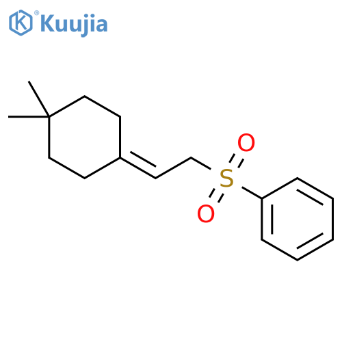 Benzene, [[2-(4,4-dimethylcyclohexylidene)ethyl]sulfonyl]- structure