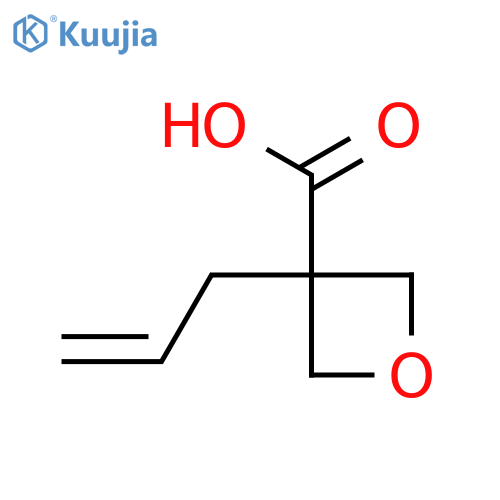 3-Prop-2-enyloxetane-3-carboxylic acid structure