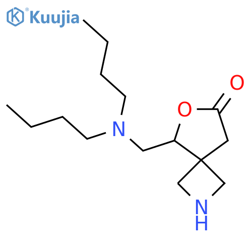 5-[(Dibutylamino)methyl]-6-oxa-2-azaspiro[3.4]octan-7-one structure
