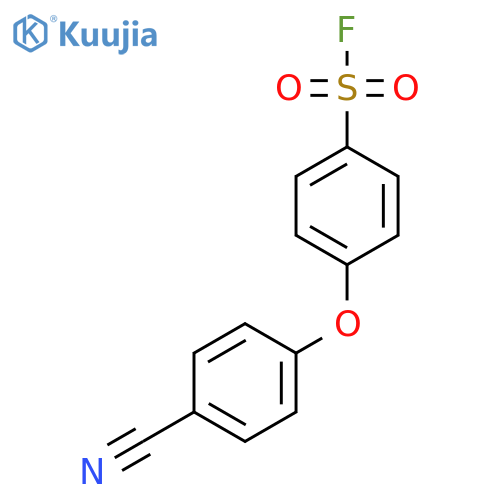 4-(4-Cyanophenoxy)benzenesulfonyl fluoride structure