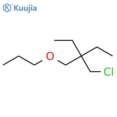 Pentane, 3-(chloromethyl)-3-(propoxymethyl)- structure