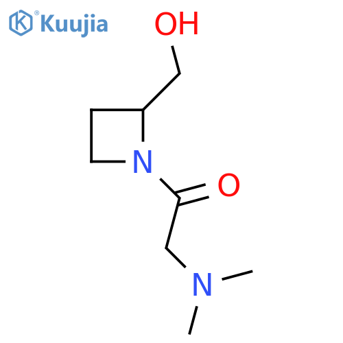 2-(Dimethylamino)-1-[2-(hydroxymethyl)azetidin-1-yl]ethan-1-one structure