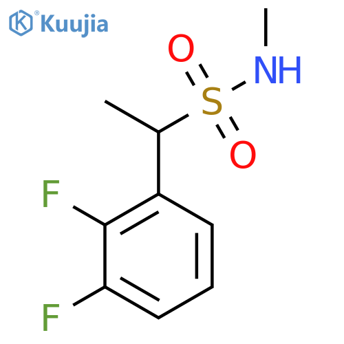 Benzenemethanesulfonamide, 2,3-difluoro-N,α-dimethyl- structure