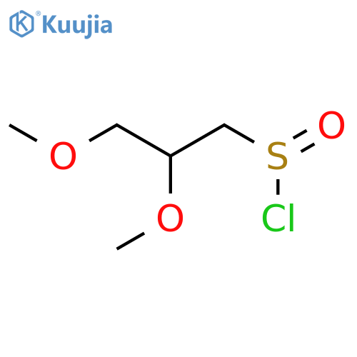 2,3-Dimethoxypropane-1-sulfinyl chloride structure