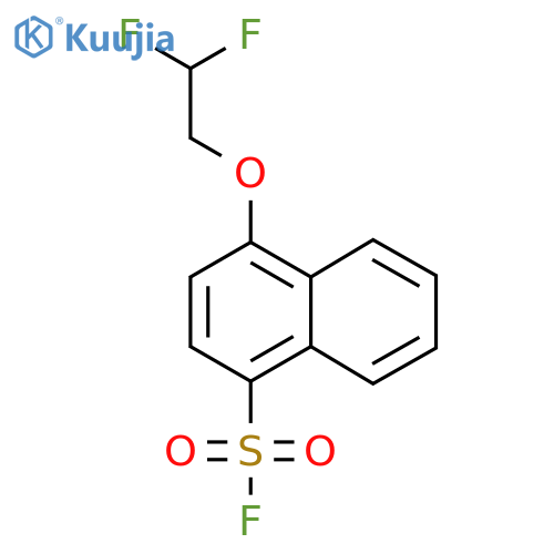 4-(2,2-Difluoroethoxy)naphthalene-1-sulfonyl fluoride structure