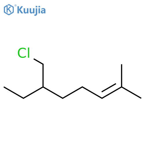2-Octene, 6-(chloromethyl)-2-methyl- structure