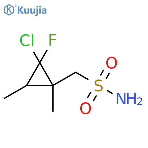 Cyclopropanemethanesulfonamide, 2-chloro-2-fluoro-1,3-dimethyl- structure