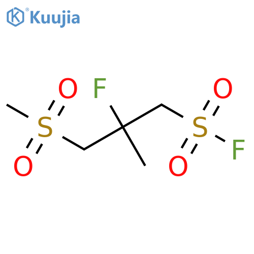 2-Fluoro-3-methanesulfonyl-2-methylpropane-1-sulfonyl fluoride structure