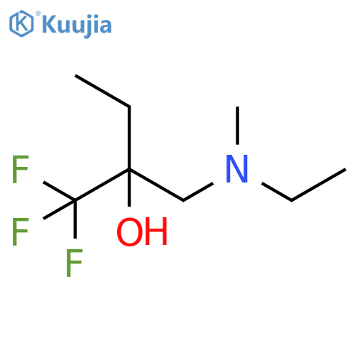 2-Butanol, 2-[(ethylmethylamino)methyl]-1,1,1-trifluoro- structure