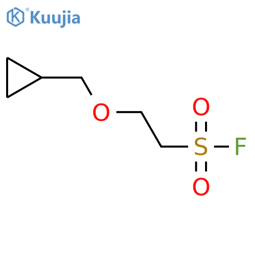 2-(Cyclopropylmethoxy)ethane-1-sulfonyl fluoride structure