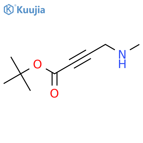 Tert-butyl 4-(methylamino)but-2-ynoate structure